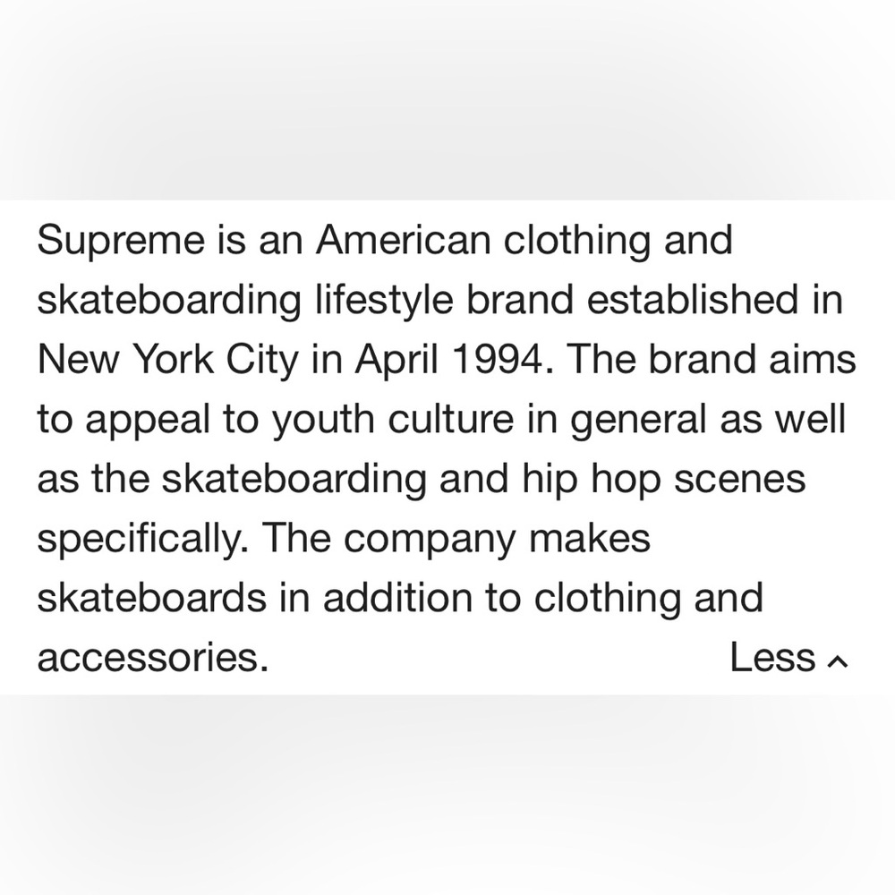 Supreme Men's Dylan Tee, 100% Authentic - Picture 6 of 8